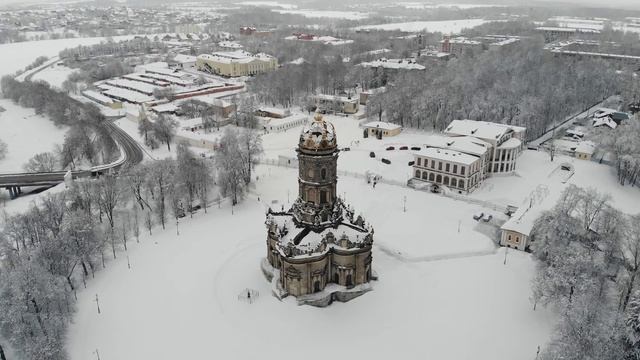 Дубровицкий храм Подольск зима