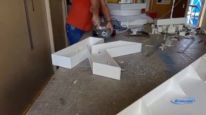 Объемные буквы своими руками с монтажом через пенопласт 50 мм