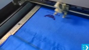 Лазерная гравировка на ткани