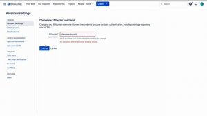 How To Change Username Bitbucket