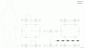 Палубный люк. Чертёж. Deck hatch D. Drawings.