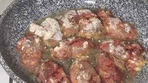 Очень Вкусная Жареная Куриная Печень!