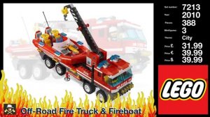 The HISTORY of the LEGO City FIRE Department 1957 - 2019