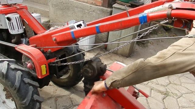 Подсоединяем фрезу к мотоблоку за две минуты, просто и быстро смотреть онлайн