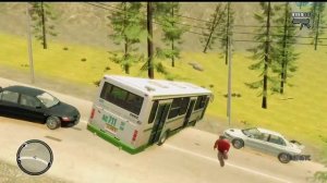 УГНАЛ АВТОБУС - ГТА 4 КРИМИНАЛЬНАЯ РОССИЯ