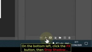 How to add Shadows to text in Adobe Photoshop 2020