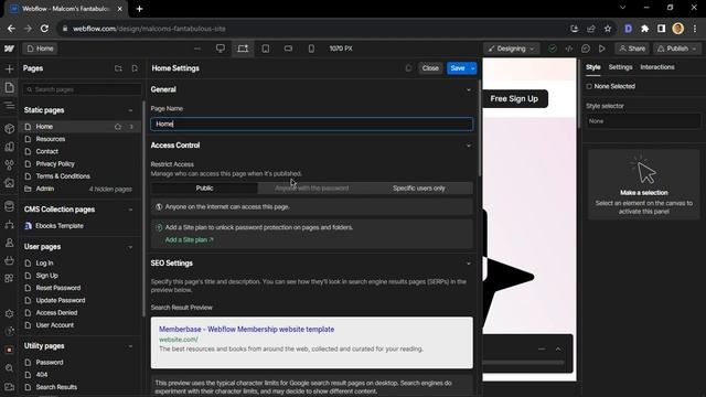 How to add Title Tags and Meta Descriptions | Webflow Tutorial ?️| SEO Tutorial