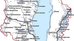 Карта Вышгородский район, Киевская область, Украина