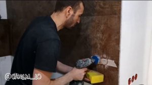 Как просверлить ? отверстия ?под подрозетники уже уложеной плитки на фартук кухни ?