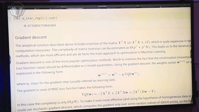 Введение в машинное обучение 2. Linear Models Семинар