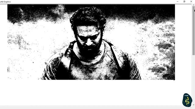 Prabhas Salaar Using Python Sketchpy Code | Python Programming Hub