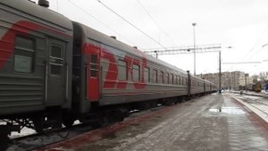 ЧС2к-761 с пассажирским поездом Томск - Анапа