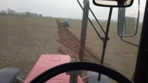 МТЗ 82.1 турбо. Прогорела прокладка под головкой на пахоте.