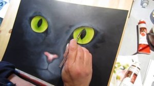 How to paint a cat: the work of the eyes (2/2)