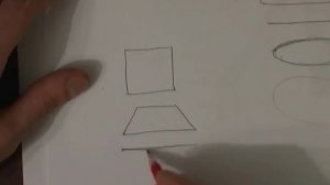 Как карандашом рисовать квадрат и круг