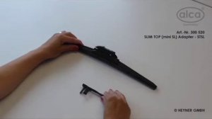 Инструкция по установке дворников ALCA с адаптером SLIM TOP (STSL)