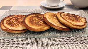 Без молока, кефира и сахара! Вкусный завтрак за 10 минут. Легкие банановые оладьи (без дрожжей).mp4