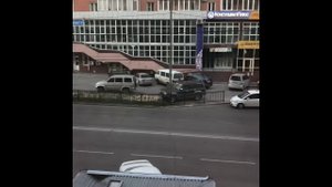 Осенняя картина в окне