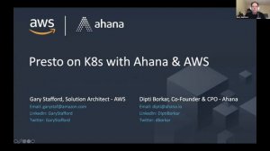 Running PrestoDB on Kubernetes with Ahana Cloud and AWS EKS