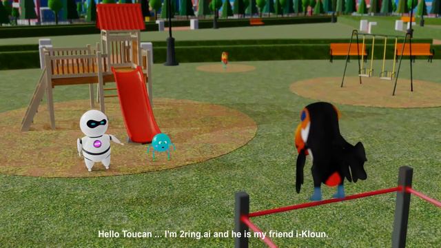 2ring and I-Kloun meet 2can the toucan