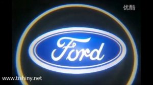 Лазерная подсветка с логотипом в двери Ford Focus