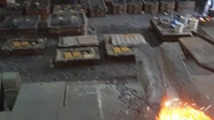 Литейный цех. Плавка в индукционной печи. НПП "Металлургпром"