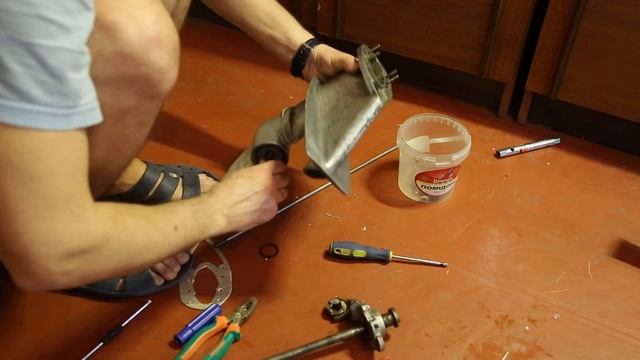 04 Полный процесс переделки мотора "Ветерок 8-12" в Гибрид  04