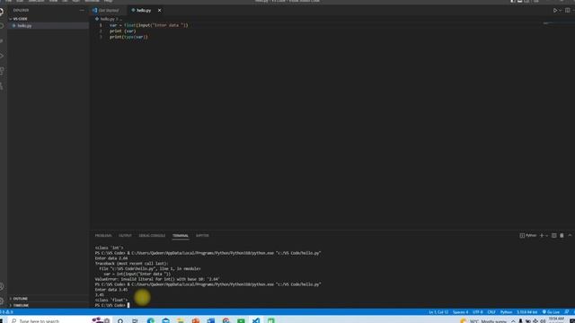 Input Output in Python | Python Programming Language