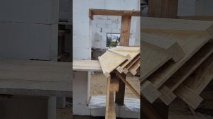 Монтаж двутавровых балок. Плоская кровля.