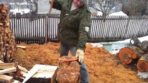 Как правильно колоть дрова. Мастер-класс.