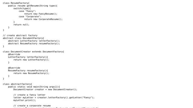 Code Review: Abstract Factory Pattern in Java смотреть онлайн