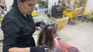 Холодный русый оттенок из коричневого с отросшей сединой. Как затонировать рыжину в натуральный тон