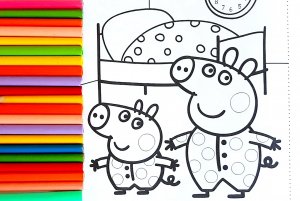 Свинка Пеппа - раскраска для детей | Видео Для Детей | Мультики с игрушками