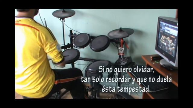 "Sin Saber Nadar" (Drums Cover - Tete Novoa) смотреть онлайн