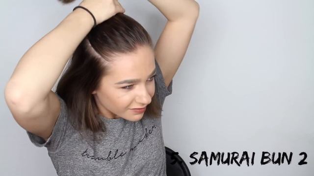 12 EASY HAIRSTYLES FOR SHORT HAIR ♡ смотреть онлайн