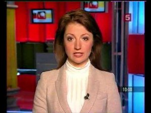 Часы + начало программы "Сейчас". Пятый канал. 09.04.2011г.