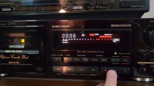 PIONEER CT-93 запись на DENON DX1 1978 год