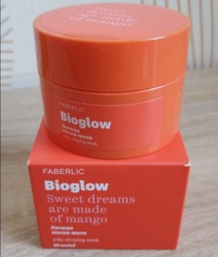 ✨Маска-желе для лица ночная Bioglow с ароматом манго🥭 #маска_желе_манго
артикул 1306