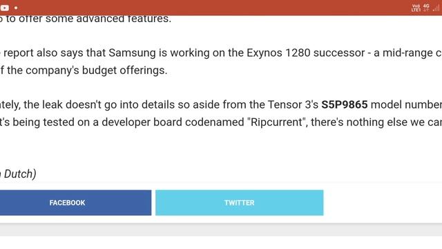 Google's Tensor 3 CPU and Samsung's Exynos 1380 reportedly in the works