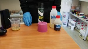 Изготовление фигуры из жидкого пластика Poly Art