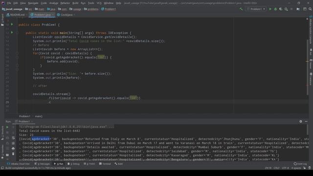 Filter and Predicate in java 8 feature смотреть онлайн