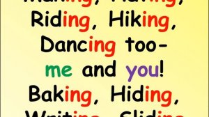 The Present Continuous Tense Song by Teacher Ham!