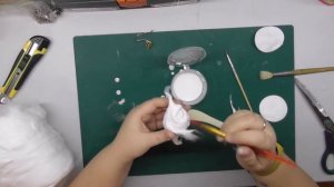 DIY ВАТНАЯ ИГРУШКА ГНОМ/Игрушка из ваты/Новогодний Декор