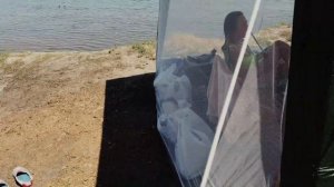 УРАГАН НА ПАЛАТКАХ.КИЕВСКОЕ МОРЕ.НОЧЬ В ПАЛАТКЕ