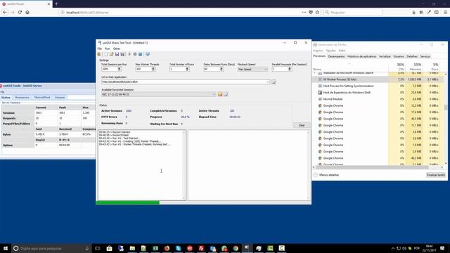 StressTest 1000 IIS Session uniGUI смотреть онлайн