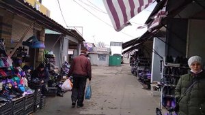 Прогулка по Центральному рынку города Красный Луч  l Пришла пора покупать обувь для весны и лета l