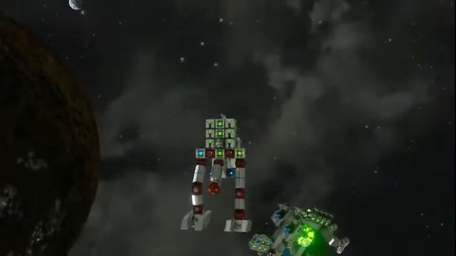 Space Engineers ... Walking Robot Bipedal Legs смотреть онлайн