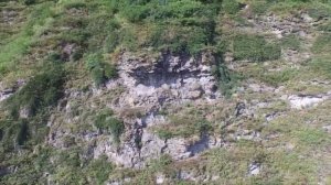 2015 год. г. Междуреченск с высоты. Река Уса напротив нашего дома, Брянская улица.