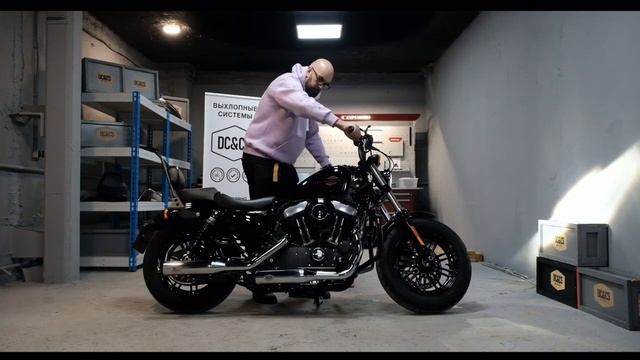 Выхлоп Harley Davidson Sportster DCCS Демоны спокойствия