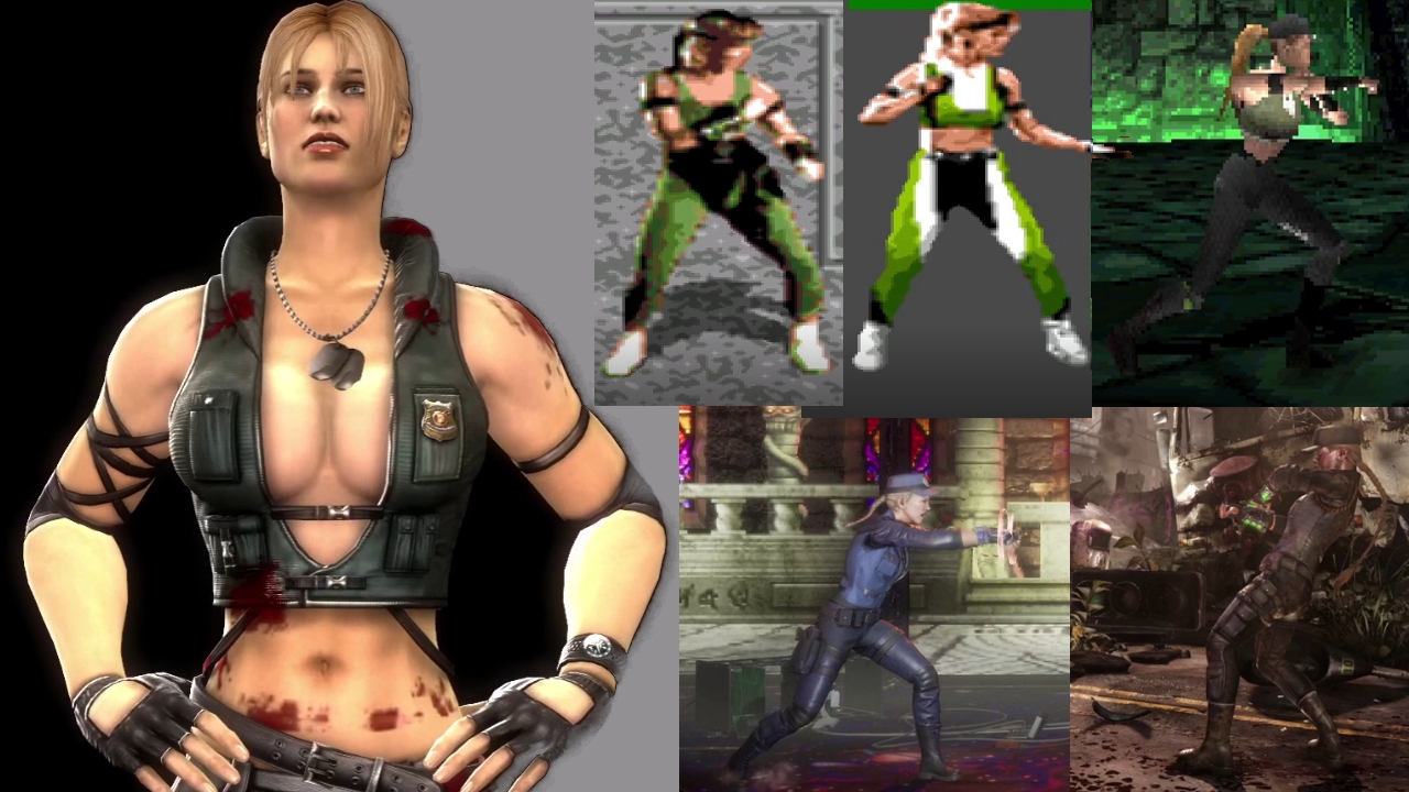 Как менялась Sonya Blade - Соня Блейд в серии Mortal Kombat.Mortal Kombat -...